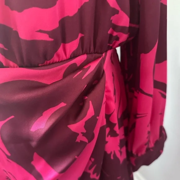 ZARA JUST 30! silky purple and pink dress.  Dress it down and up. - Picture 8 of 8